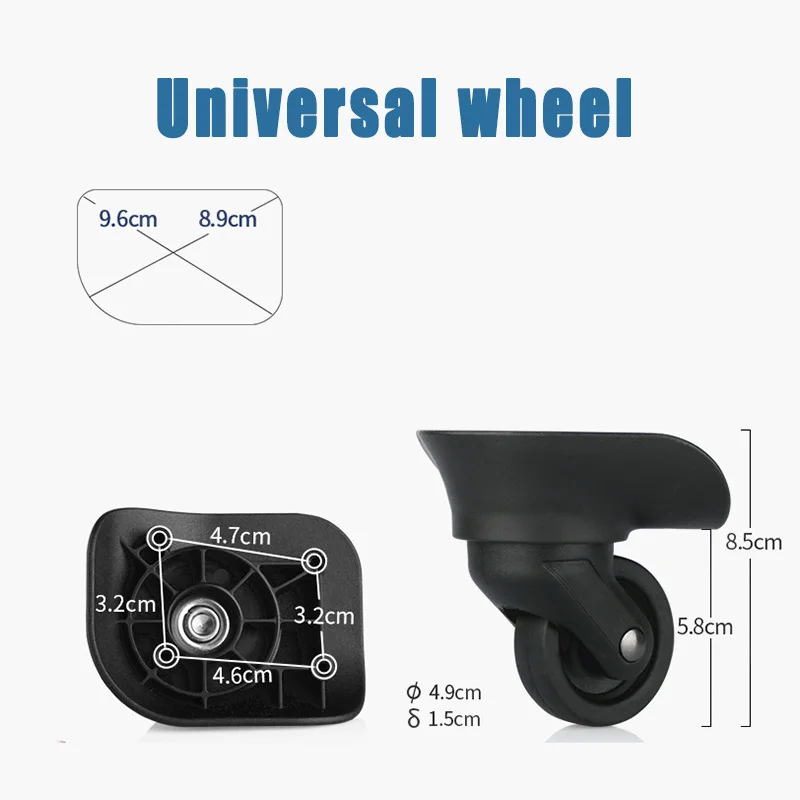 Suitable For Lk-054 Trolley Case Suitcase Load-bearing Wheel Suitcase Box Accessories Replacement Repair Parts Universal Wheel