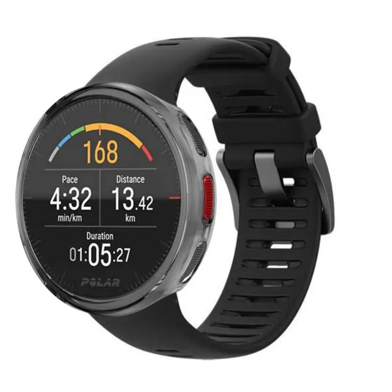 Protezione Per Polar Vantage V/V2 Custodia Per Orologio Tpu Custodia Trasparente Custodia Protettiva Mezza Rivestita Per Polar Vantage V2 Vantagev