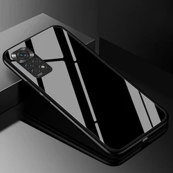 Premium Tempered Glass Hard Back Cover - Sleek Protective Case with Enhanced Durability - Redmi Note11Pro 5G (1)