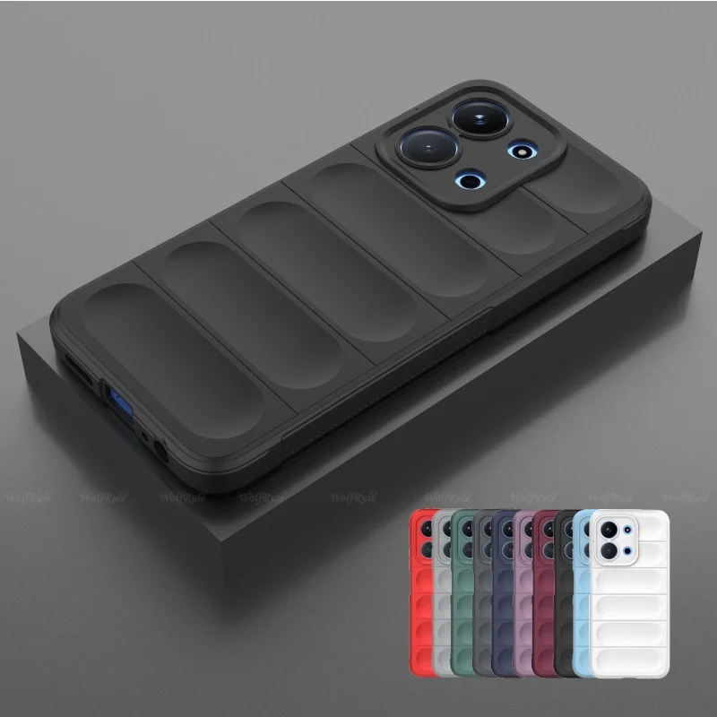 Shockproof Bumper Back Cover - Soft TPU Full Lens Protection