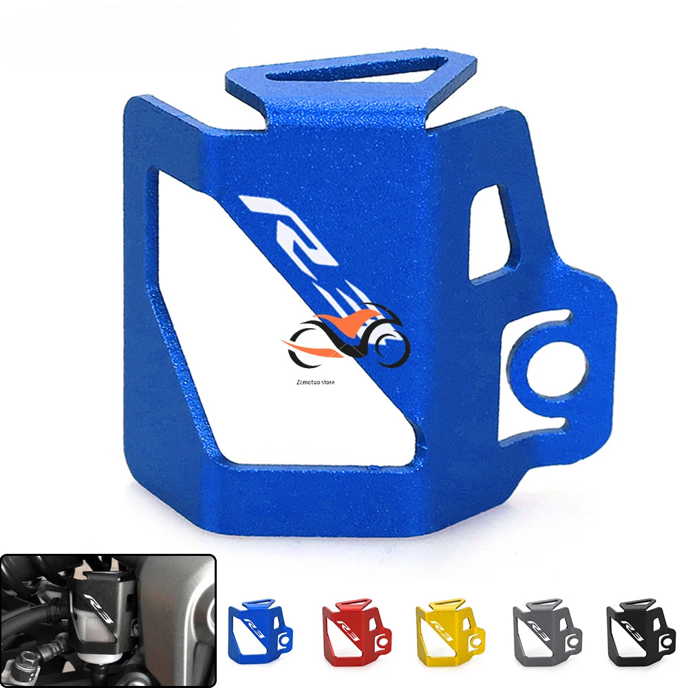 

R3 Motorcycle Rear Brake Fuel Tank Fluid Reservoir Cover Guard CNC Accessories for Yamaha YZF R3 2013 2014 2015 2016 2017 2018