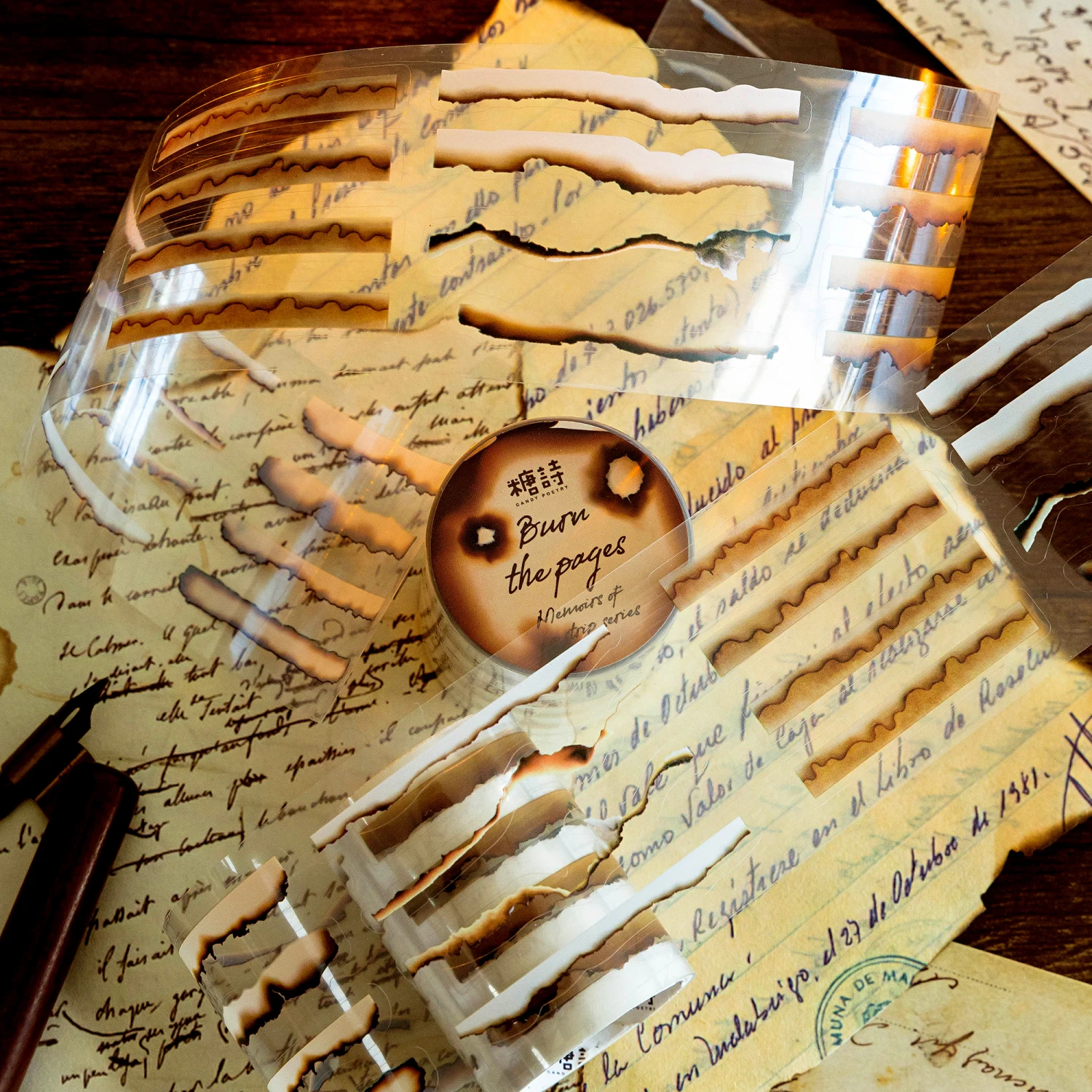 2M/Rolls INS 카메라 필름 PET 테이프 스티커 필름 스트립 마스킹 테이프 카드 스크랩북 저널링 용품 Creative Stationery
