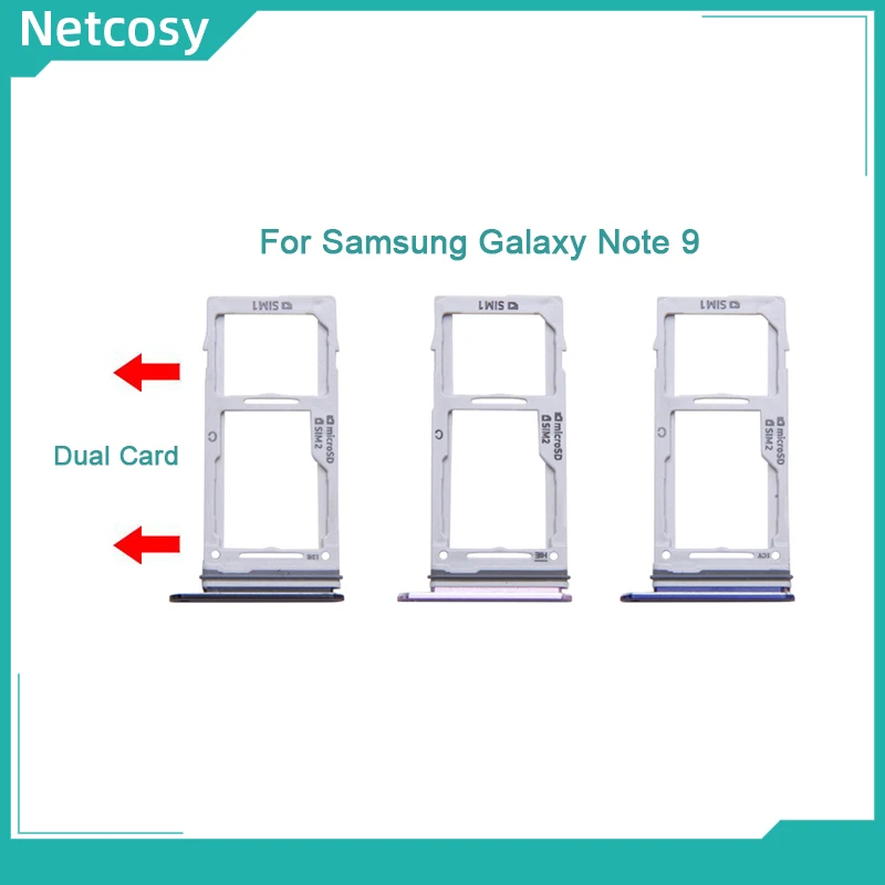 Netcosy Single/Dual SIM Card Holder Slot Tray For Samsung Galaxy Note9