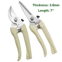 2Pcs Garden Scissors Pruner Fruit Tree Pruning Shears Hand Gardening Grafting Tool Powerful Trimmer Applied to Flowers Branches 2