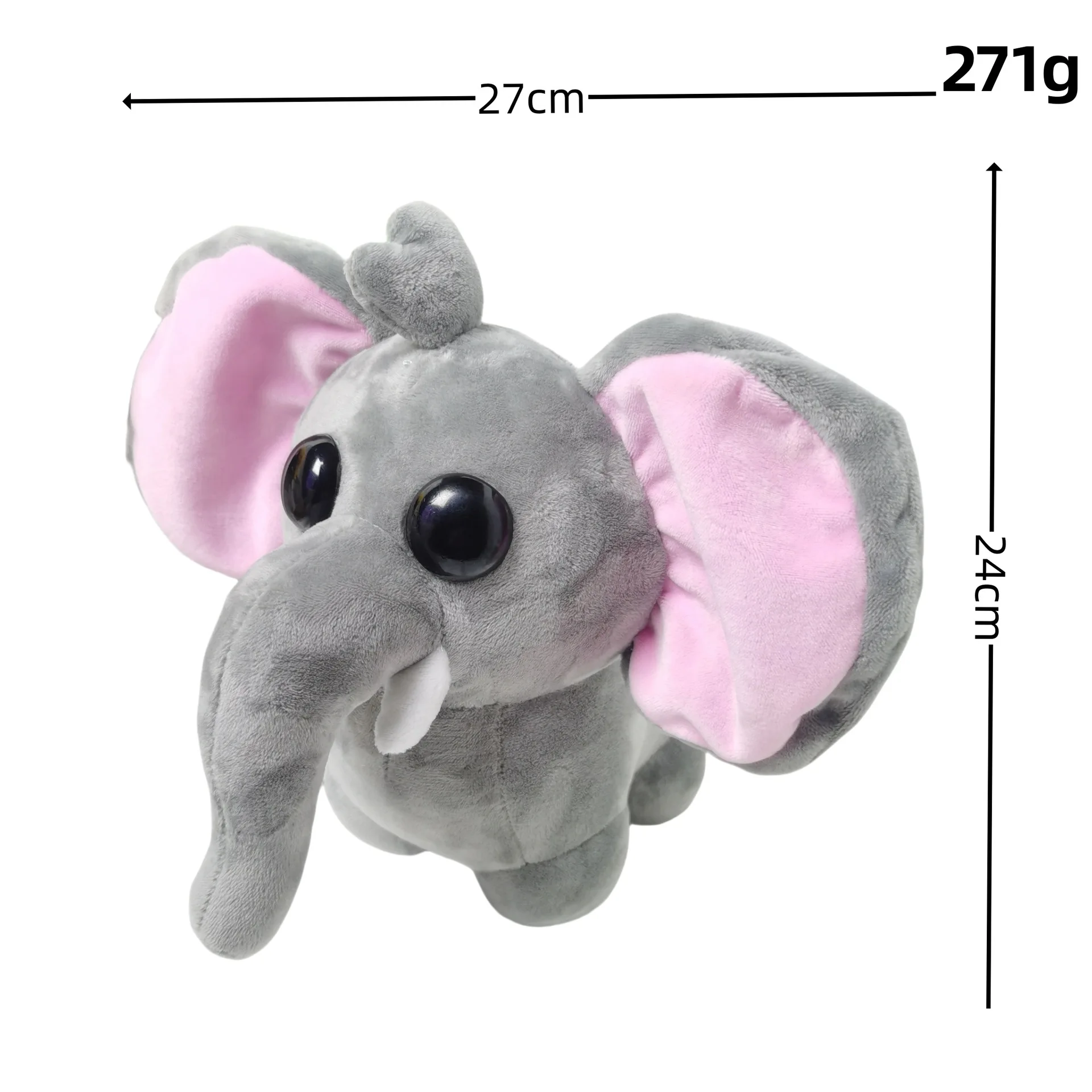 Adopt Me! AME0011 - Peluche luminoso de unicornio de 30 cm con código