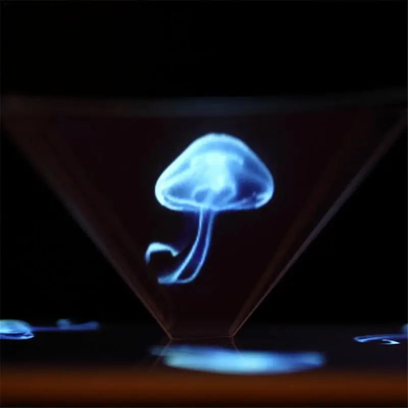 3D Hologram Pyramid Display Projector For Smart Mobile Phone