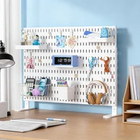 2-in-1 Desk Pegboard – Choose Stand or Clamp Mount, Reusable Organizer Stores Files, Stationery & Office Essentials 1