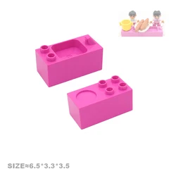 Deluxe Playhouse Building Block Set with Furniture and Accessories (Kitchen 2 piece set)
