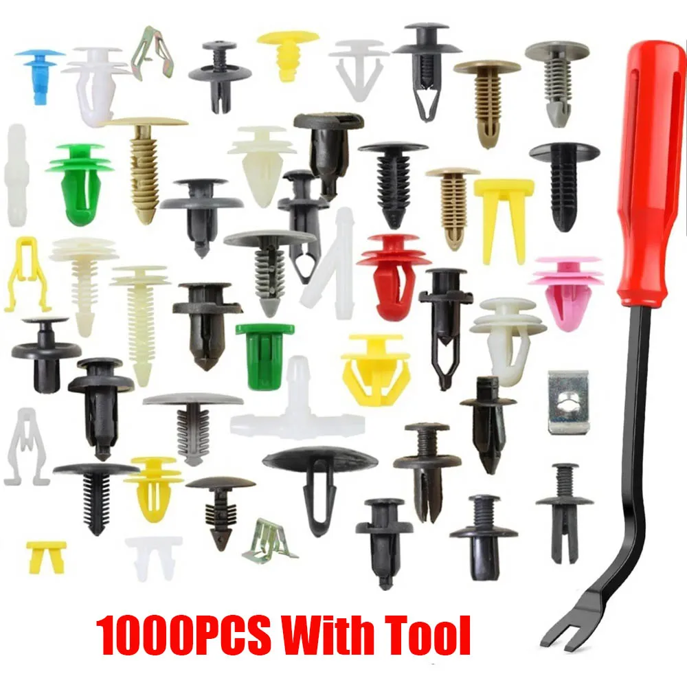 Mixed Car Buckle Car Bumper Door Panel Fixed Clip Universal Clip Mixed Bumper Fender Door Panel Prot 1000Pcs
