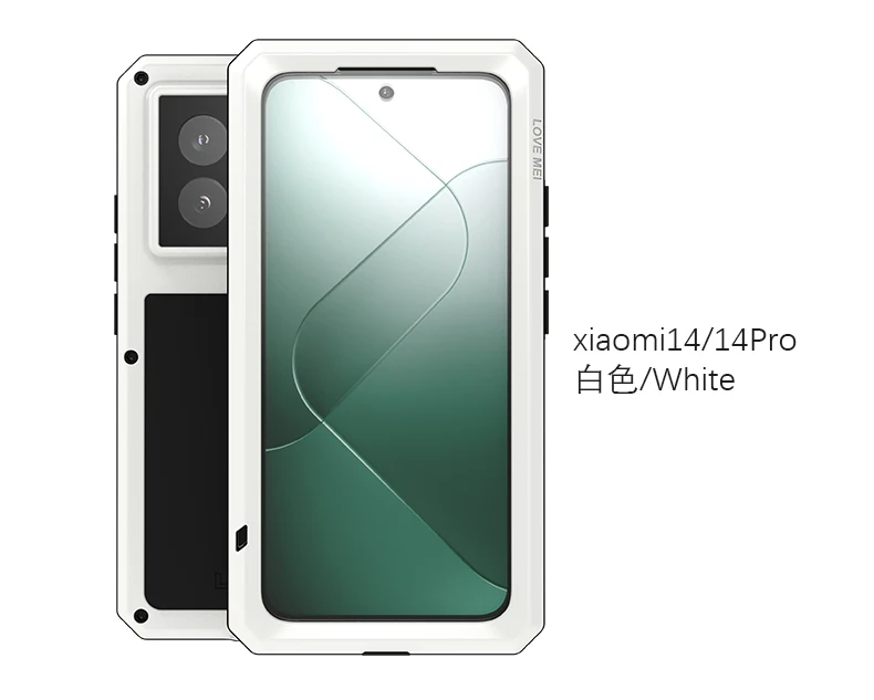 Original Love Mei Powerful Phone Case For Xiaomi Mi 14 13 11 10 M14 Pro Mi13 M10 Mi11 Waterproof Shockproof Aluminum Case Cover
