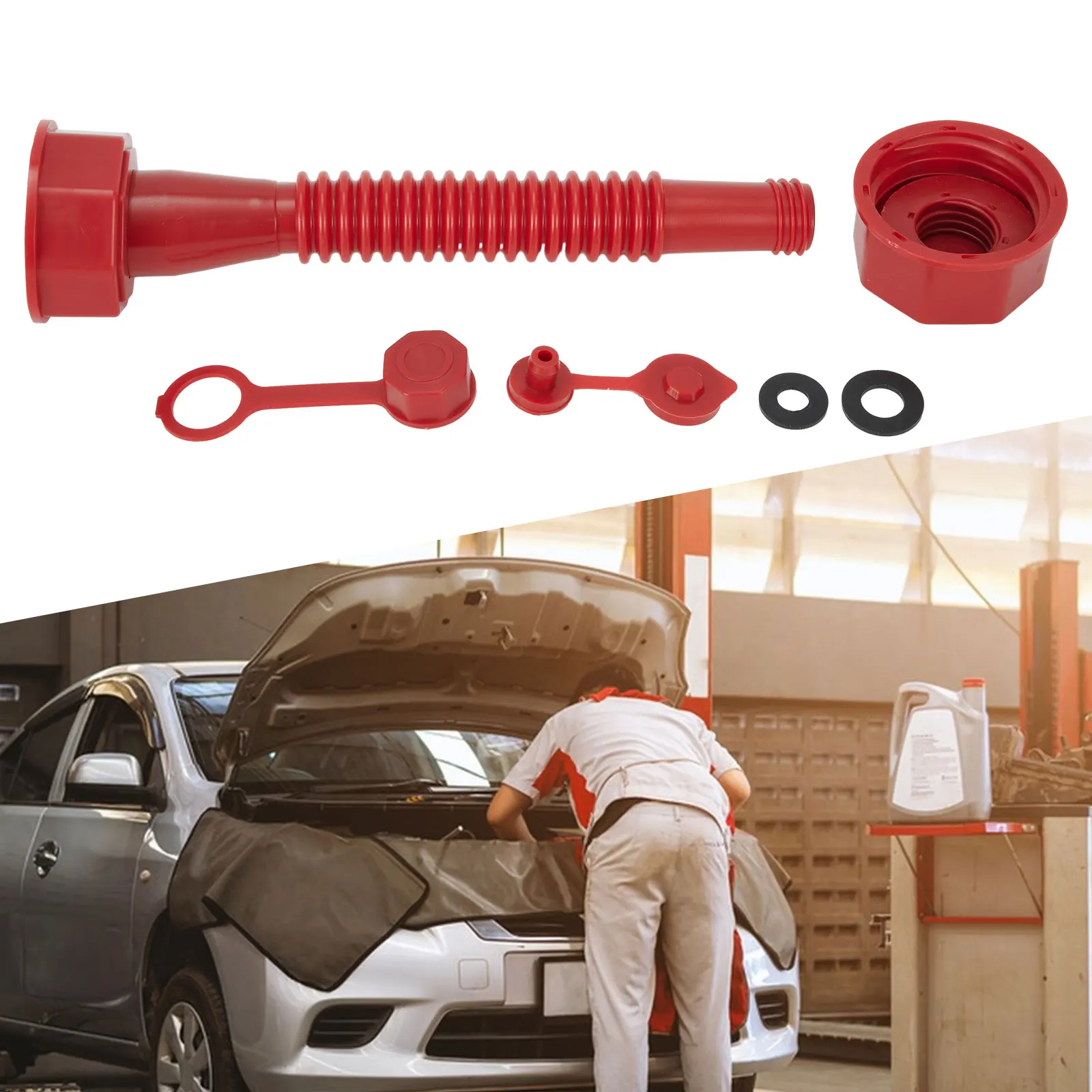 

Gas Can Spout Replacement Part Gas Can Nozzle With Screw Collar Cap With Gas Can Vent Cap Kit Universal Style Gas Can Kit