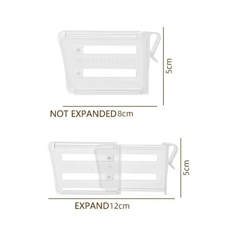 Refrigerator Partition Extendable Refrigerator Food Storage Rack Plastic Divider Storage Splint Kitchen Accessories