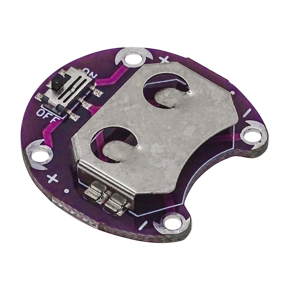 Lilypad Coin Cell Battery Holder Cr2032 Battery Mount Module For ...