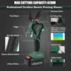 Professional Cordless Electric Pruners Battery Powered Tree Branch Cutter with 2 Rechargeable 2 A 6
