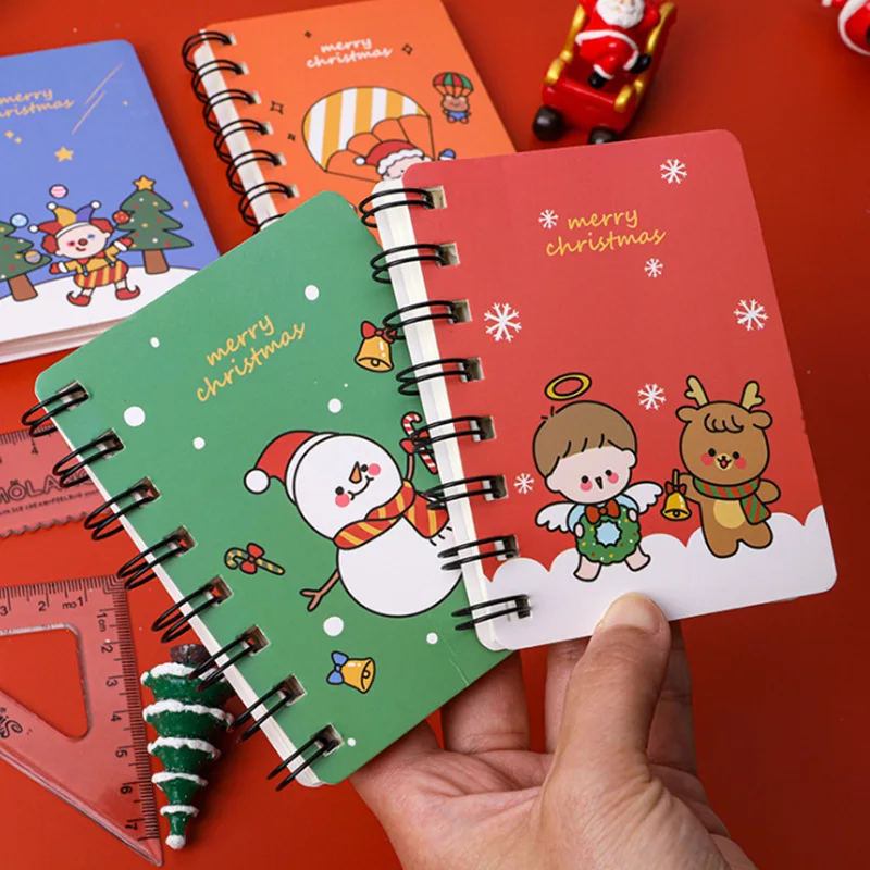 

Student Mini Portable Notebook Christmas Holiday Notebook for Kids