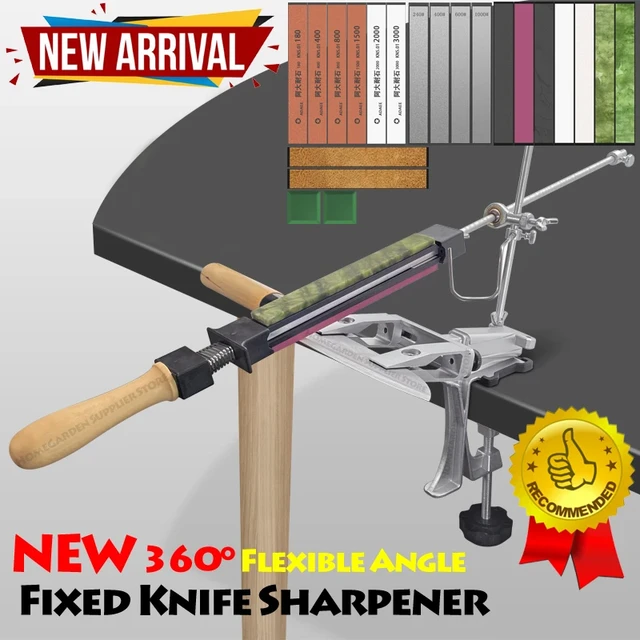 Angle Fixed Knife Sharpener Professional Sharpening Stone Kitchen Grinding  System Honing Diamond Grinder Woodwork Tool Whetstone - AliExpress
