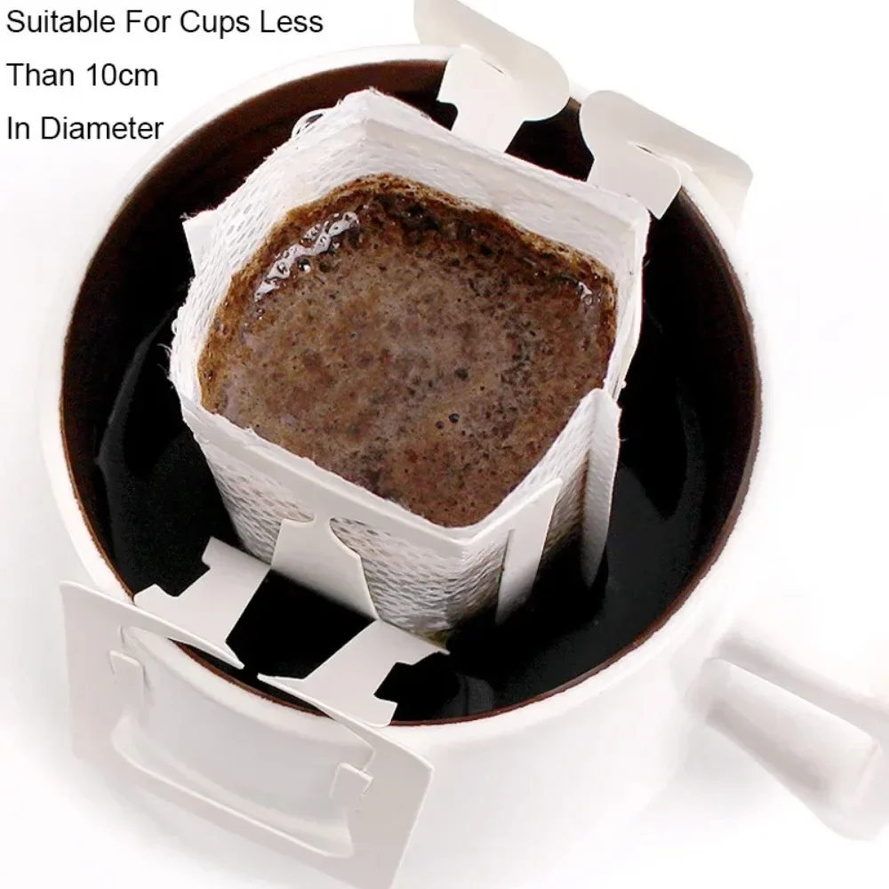Description Picture 6 of item50pcs Coffee Filter Paper Bags Disposable Drip Coffee Bag Handle Hanging Ear Espresso Coffee Accessories Tea Tool