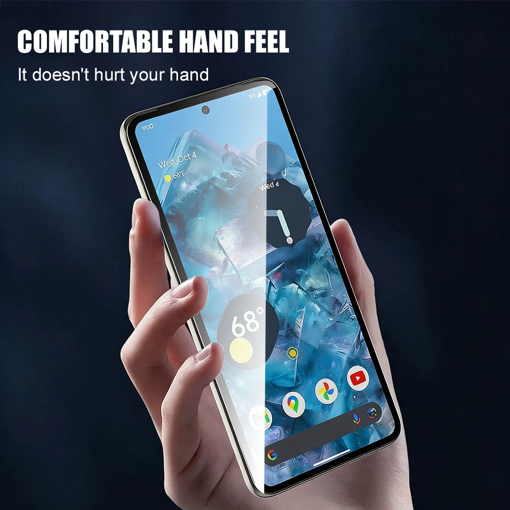 HD Full-Coverage Tempered Glass Screen Protectors (1-4 Pack)