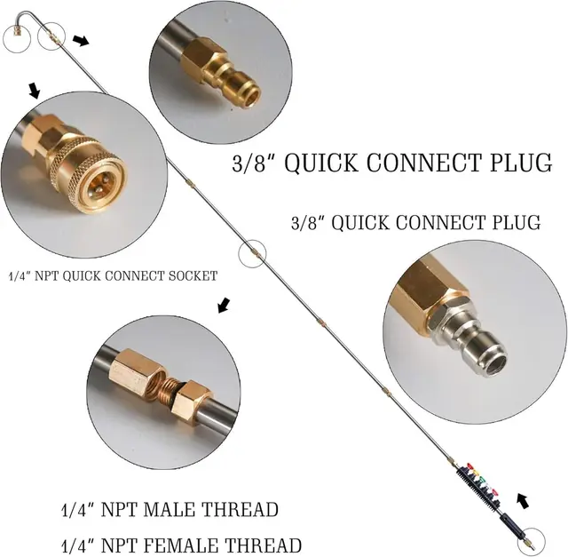 High Pressure Washer Set 4
