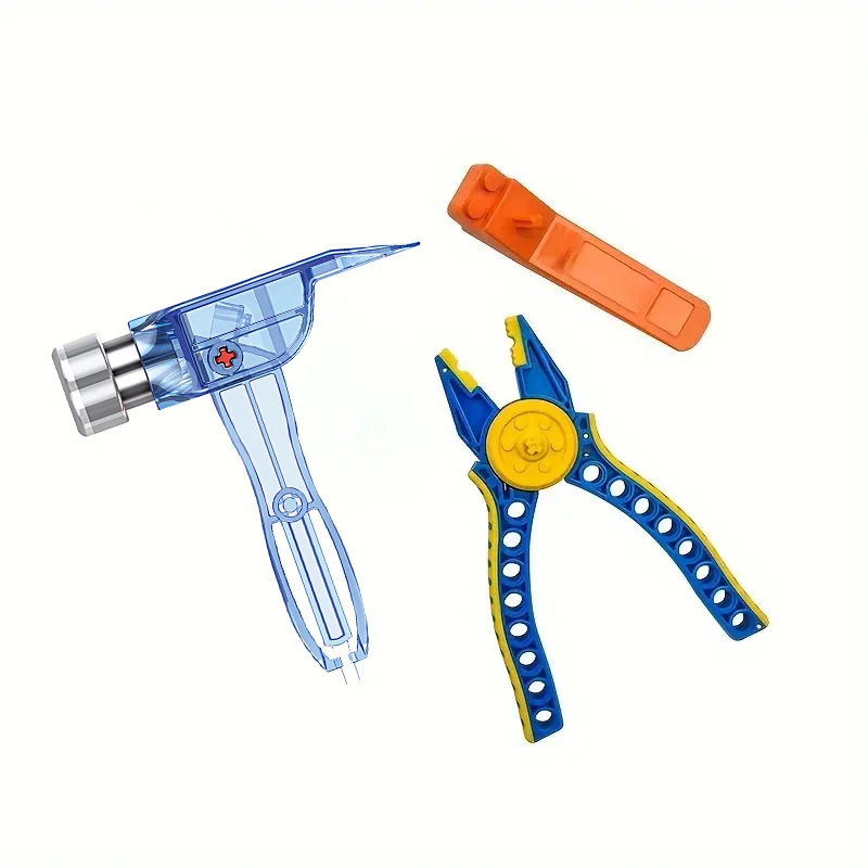 Multi-function Tool Hammer Small Building Blocks, Starter Disassembly Pliers Building Blocks, Assemble Disassembly Tool Set