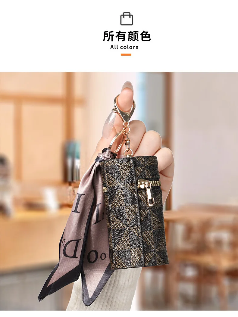 Damen-Taschenanhänger, vielseitig, modisch, klassisch, Taschenanhänger, multifunktionale Geldbörsen, Kopfhörer, Lippenstift, Mini-Aufbewahrungstaschen – Detail 9