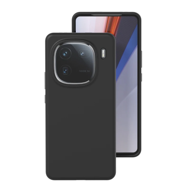 Soft Premium Liquid Silicone Protective Case with Flocking Interior