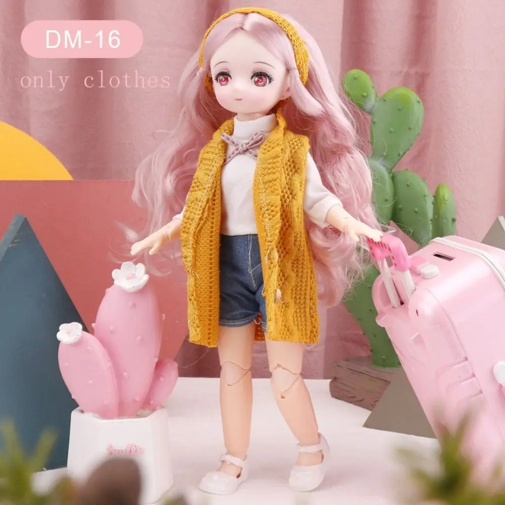Skirt 30cm BJD Doll Clothes DIY Toys Kawaii 1/6 Bjd Doll Clothes Movable Body Cute 11 Inch BJD Dolls Dress Cotton Doll