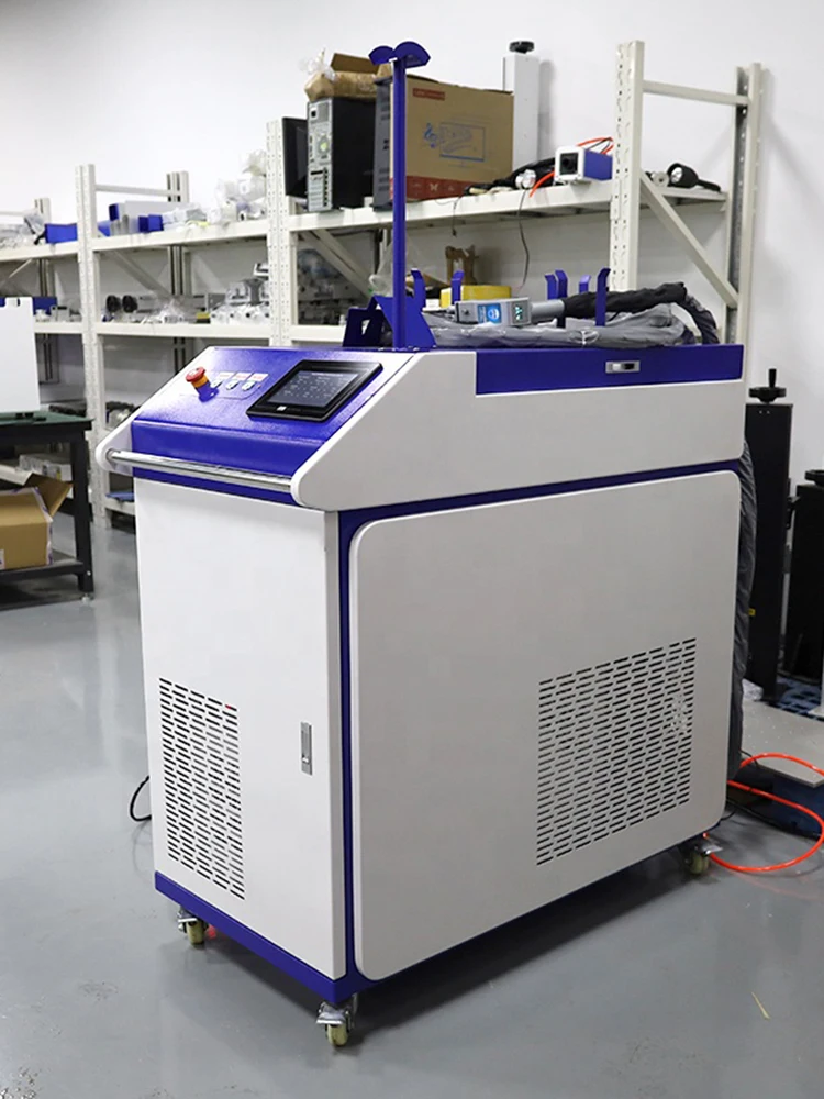 Fiber laser cleaning machine 1000w 1500w 2000w Contenious Laser rust removal sea shipping 5