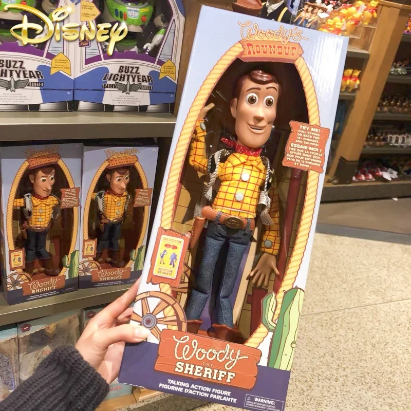 2023 Hot Disney Toy Story 4 Talking Woody Buzz Jessie Rex Action Figures Anime Decoration Collection Figurine Gift For Toy Model