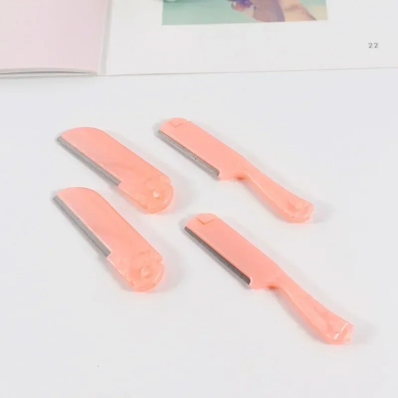 Safe Eye Brow Razor Eyebrow Trimmer Makeup Tools Face Body Hair Removal Shaver Blades Woman Eyebrows Shaping Knife Cosmetic Tool eyebrow trimmer set eyebrow trimmer eyebrow razor set eyebrow razor eyebrow trimmer blade