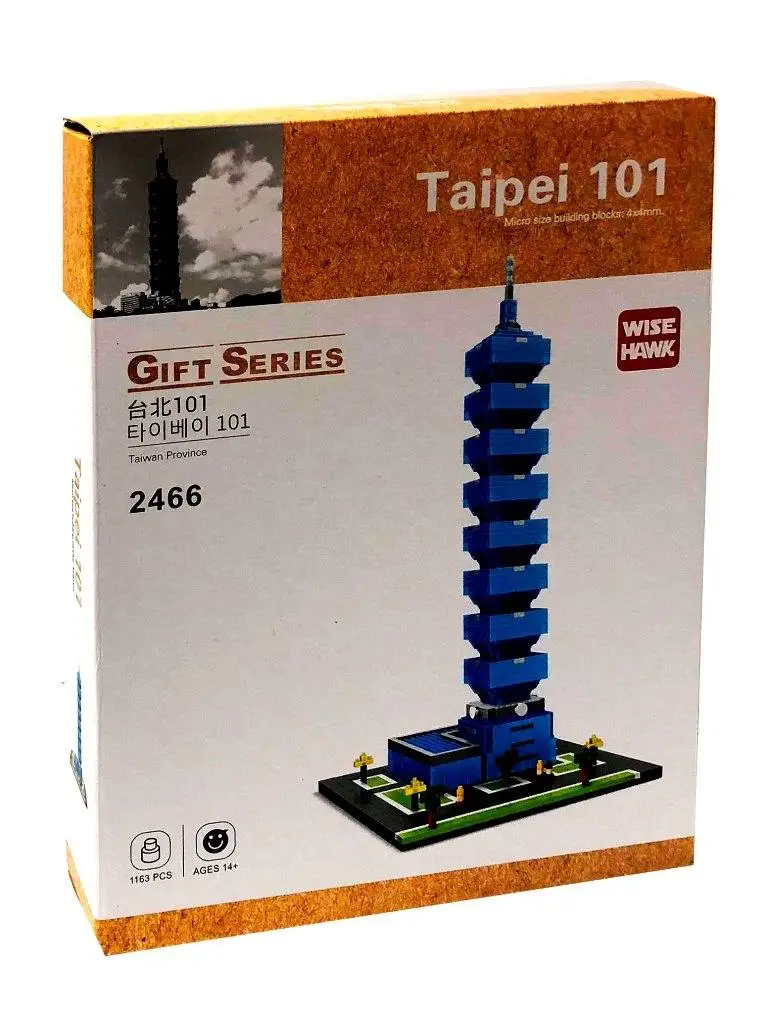Конструкторский набор Wise Hawk &quotTaipei 101" (1163 элемента) JM11679A/2466 | Игрушки и хобби