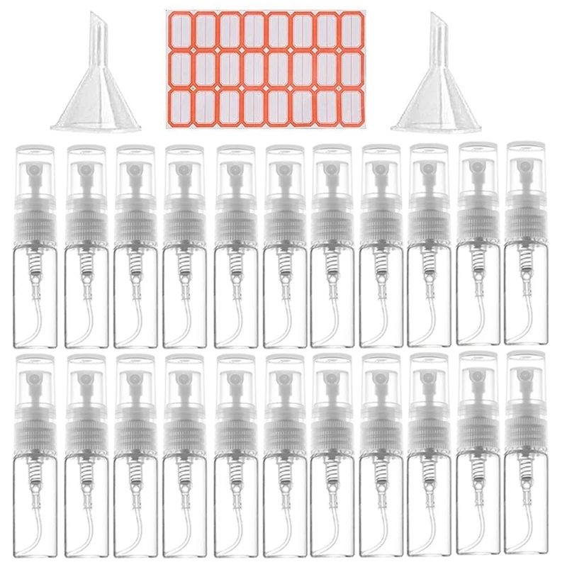 

120Pcs Small Cosmetic Packing Atomizer Perfume Bottles Atomizing Spray Liquid Container For Travel