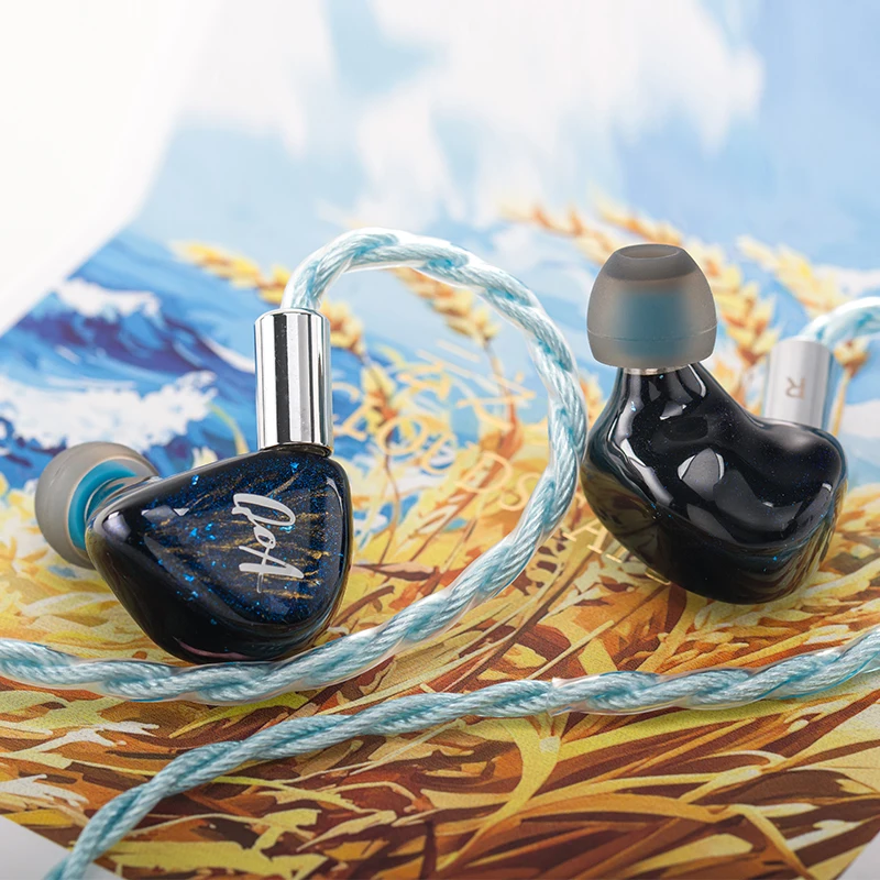 QoA Cloud Scape DD + Planar Hybrid Driver IEMs In-ear HIFI Wired