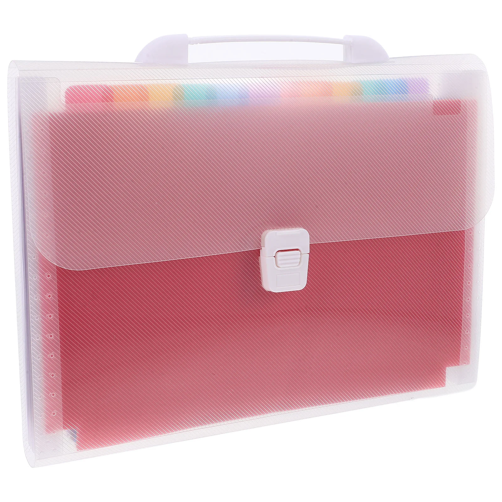 Folders Accordion Binder Material Test Paper Expanding File Bill Organizer with Pockets Office