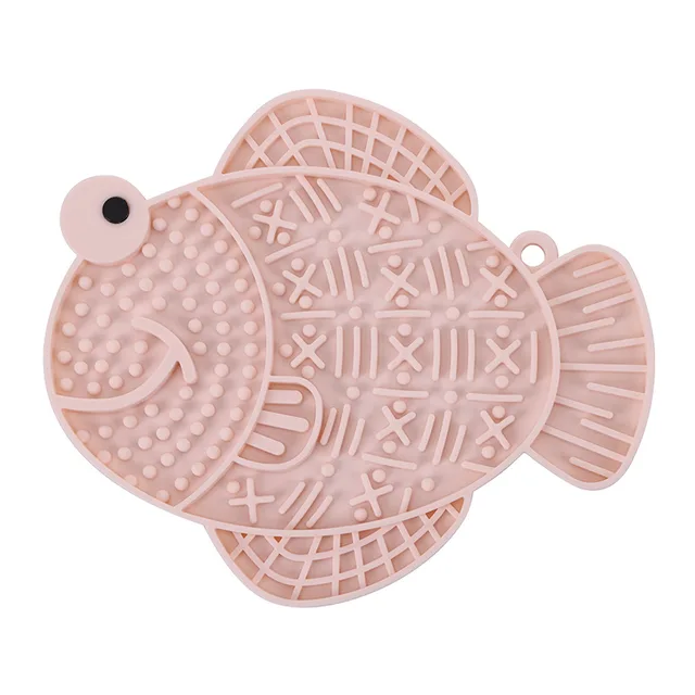 1 PcSlow Feeder Licking Mat for Dogs & Cats-Suction Base Silicone Pet Feeding Mat, Anti-Anxiety Lick Pad with Creative Patterns 6