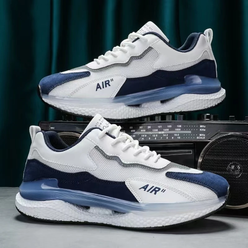 

Spring Men Sneakers Light Shoes Autumn Men Casual Shoes Men Vulcanize Shoes White All-match Shoes Male Flats Lace-up Platform