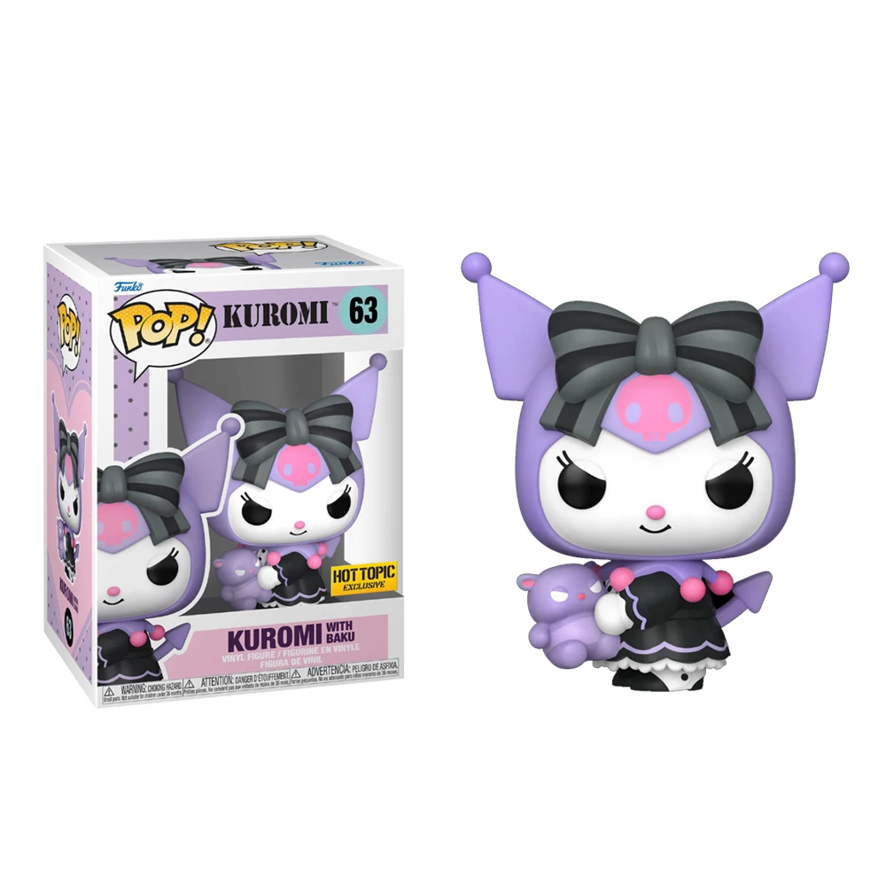 thumbnail image 5 of Funko pop KUROMI #55#62#63#64 POCHACCO#60 CINNAMOROLL #59 Figura de vinilo Muñeca Modelo Juguetes, 5 of 5