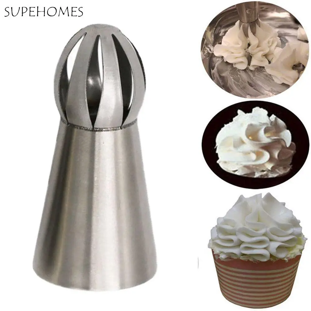 

1PC Icing Piping Stainless Steel Bake Tool Cupcake Buttercream Nozzles Pastry Tips Cake