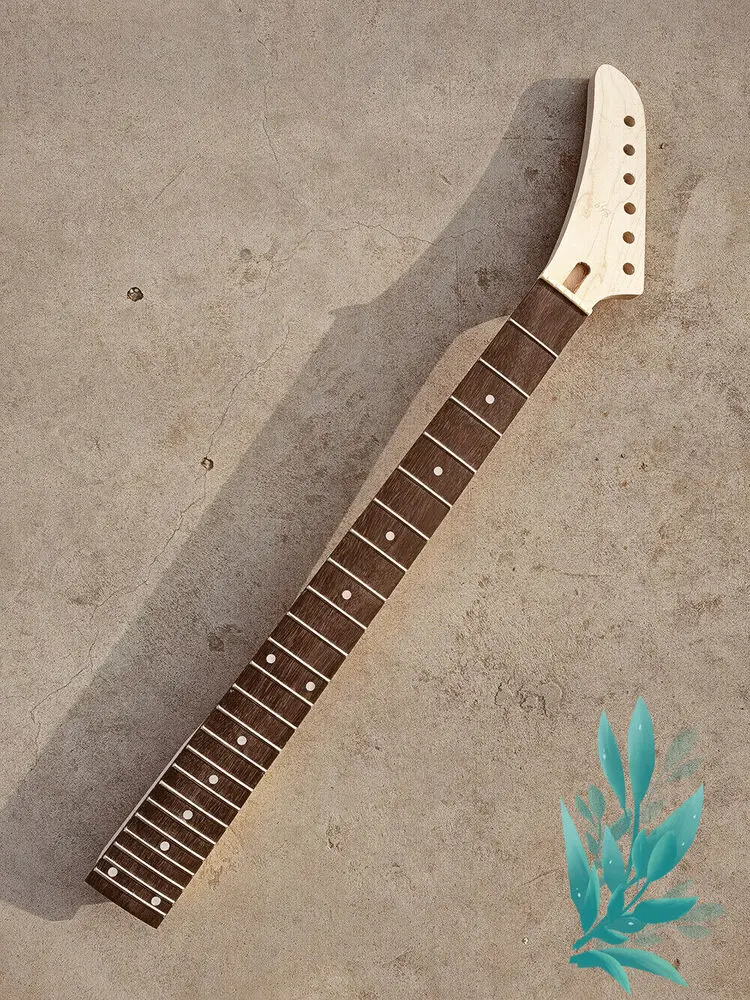 

Yinfente Dot инкрустация новая Кленовая электрическая гитара Шея 25,5 дюймов 22 лада Банановая головка палисандр