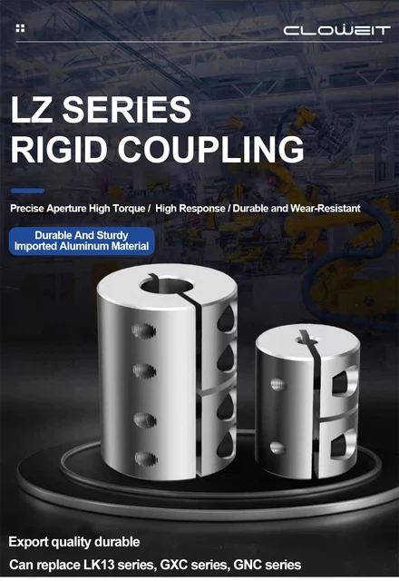 Giunto Albero 8mm-8mm In Alluminio - Per Stampanti 3D E CNC, Lunghezza 25mm - Foto 2