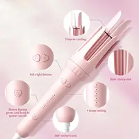 Fer à boucler automatique rotatif 32 mm à ions négatifs pour des ondulations de plage, anti-brûlure, pour femmes 2