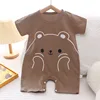 Summer cartoon Baby One-piece Clothes Romper Short Sleeve Climb Clothing Newborn Jumpsuits Toddler Girl boy Onesie 4