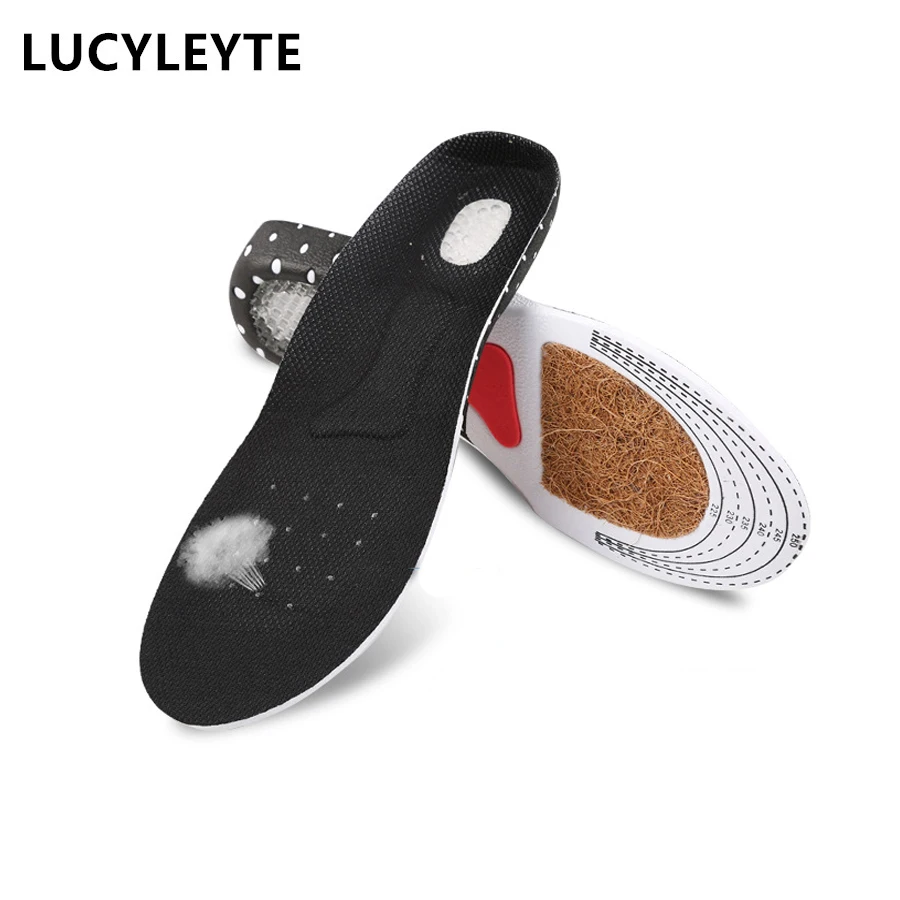 Shoe Insoles Coconut Beard Unisex Orthotic Arch Support Sport Running Gel Insoles Insert Cushion Men Women