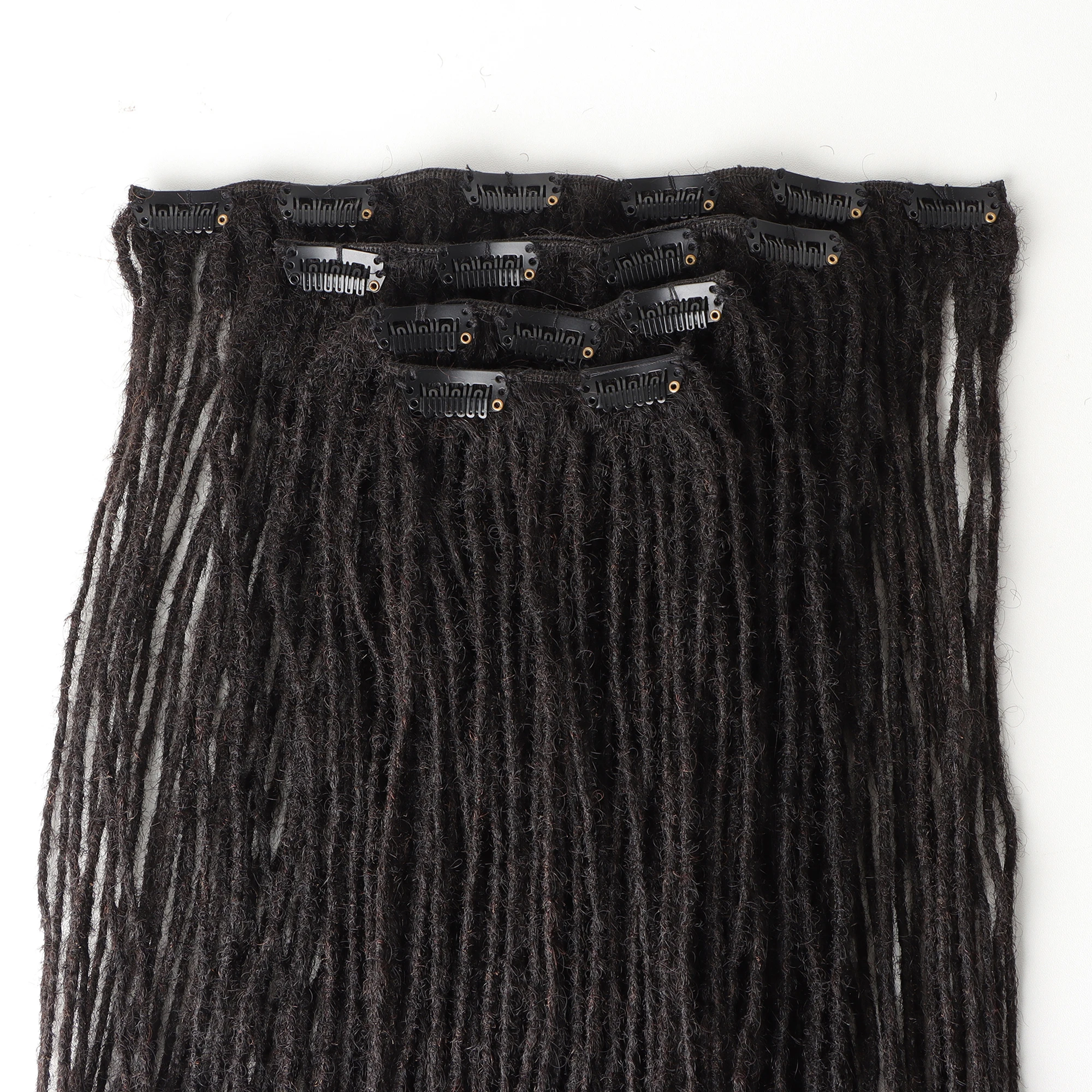 Orientfashion Dreads microlocs clip in locs set human hair locs interlocs