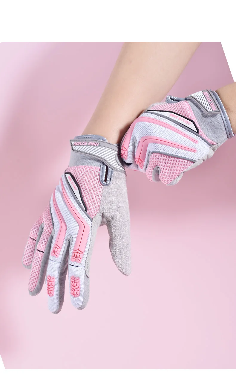 Description Picture 6 of item1Pair Full Finger Bodybuilding Gym Gloves Weightlifting Dumbbell Training Anti-Slip Fitness Gloves Crossfit Frisbee Gloves
