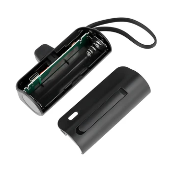 Tipo C 18650/21700 Custodia per banca di potere della batteria Scatola di immagazzinaggio della batteria portatile fai-da-te Custodia per banca di potere Contenitore per il telefono