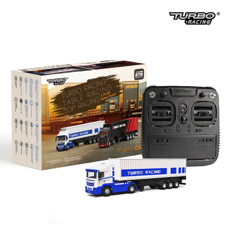 TURBO RACING 1/76 C50 セミトレーラー　フルセット S3a1f936e9c754fd6a57155c6a042d