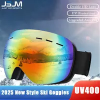 New Double Layer Anti-Fog Ski Goggles UV400 Snowboard Glasses for Adults Unisex Snowmobile Eyewear Outdoor Sport Ski & Snowboard 2