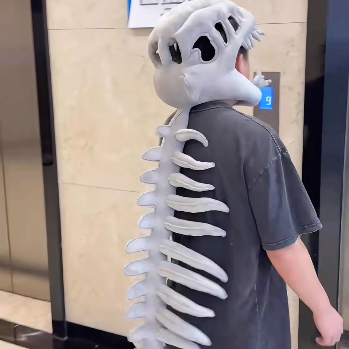 Dino Skeleton Hoodie 4