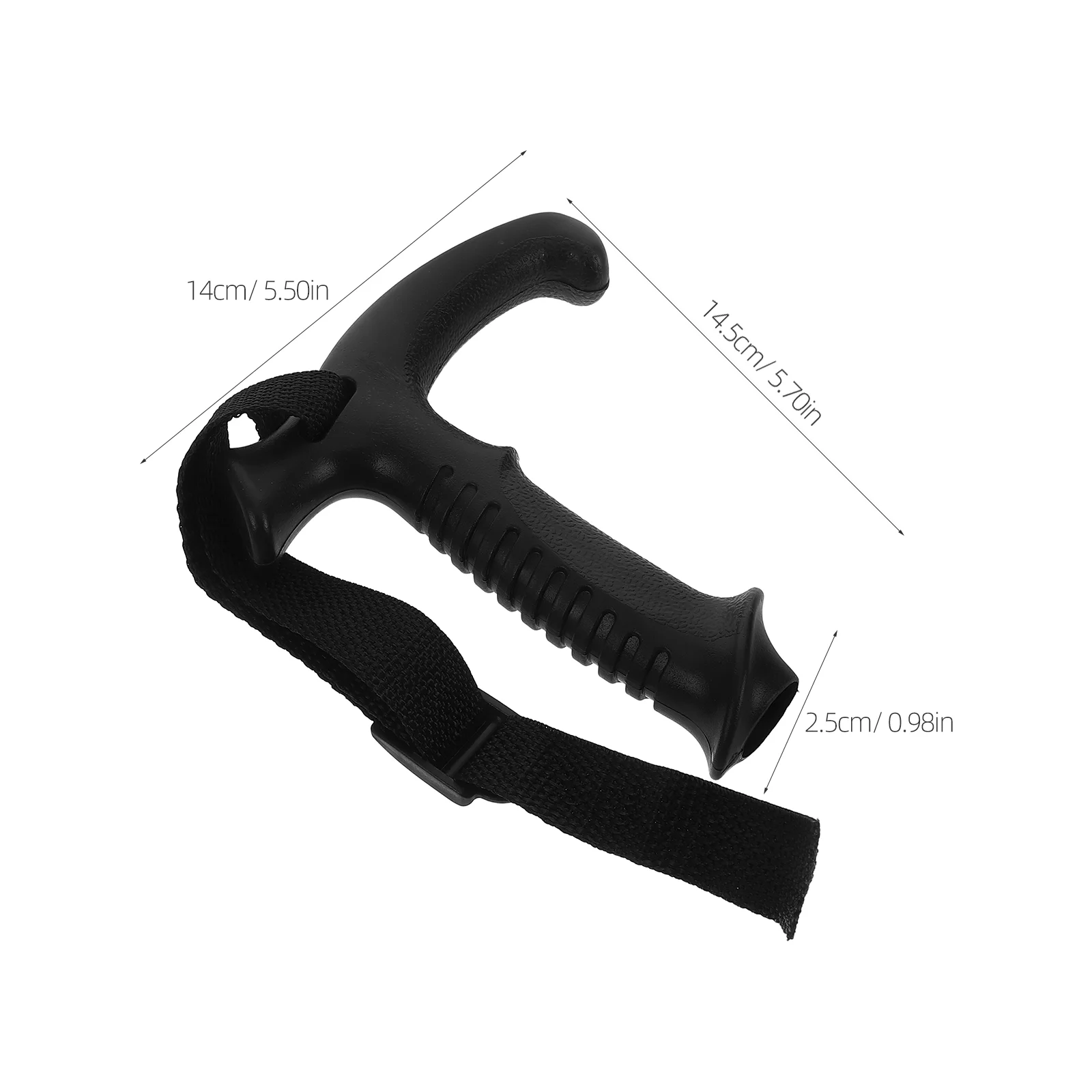 1Pc Trekking Pole Handle Adjustable Wrist Strap T Shape Grip Hiking Stick Replacement Cane Handles Walking Sticks Camping